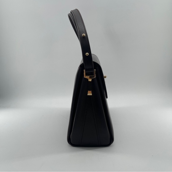 Bally Vintage Brown Leather Shoulder Bag – Gold Hardware - Picture 7 of 16